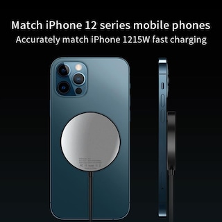Foto 3 | Cargador Inalámbrico De Carga Rápida Magnética Para Iphone 12 - Venta Internacional.