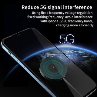 Foto 4 | Cargador Inalámbrico De Carga Rápida Magnética Para Iphone 12 - Venta Internacional.