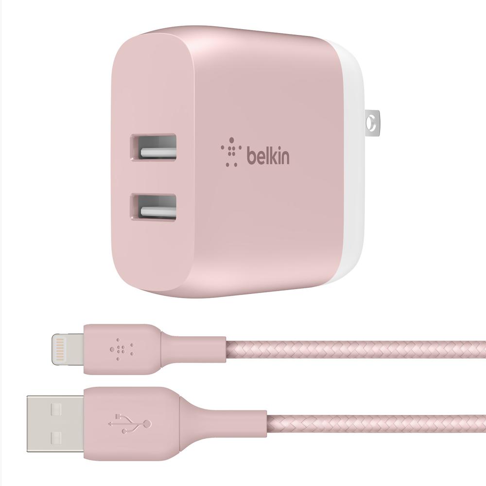 Foto 3 pulgar | Cargador De Pared 2 Puertos Lightnig - Usb A Belkin