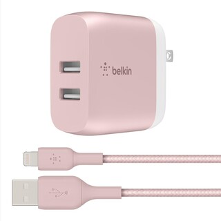 Foto 2 | Cargador De Pared 2 Puertos Lightnig - Usb A Belkin