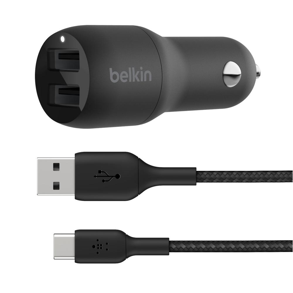 Foto 2 | Cargador Para Auto 2 Puertos Cable Boost Usb C Belkin