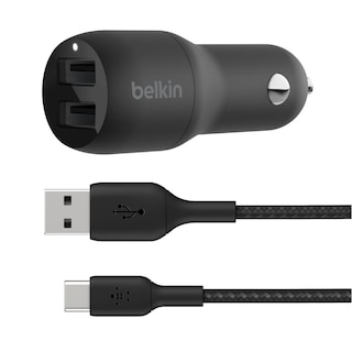 Foto 2 | Cargador Para Auto 2 Puertos Cable Boost Usb C Belkin