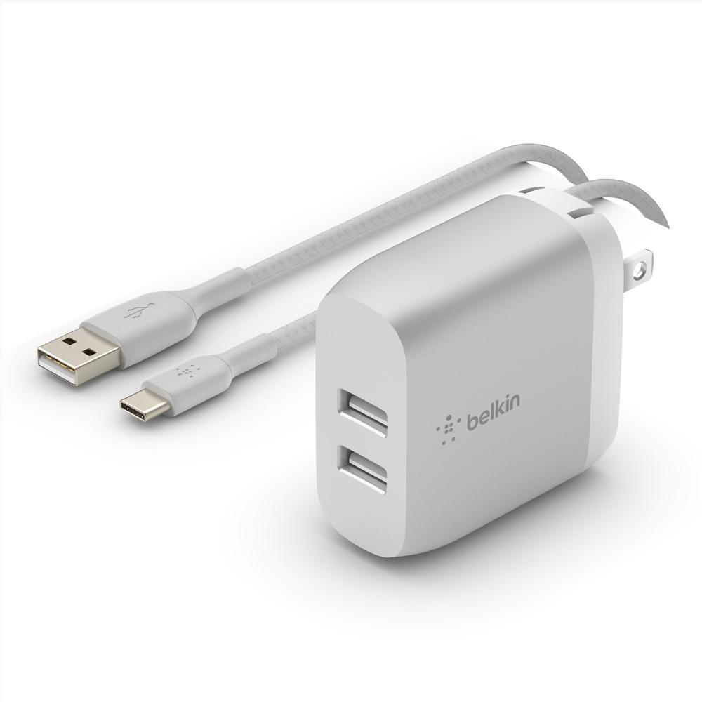 Foto 2 pulgar | Cargador De Pared 2 Puertos Usb C - Usb A Belkin