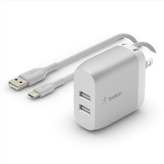 Foto 1 | Cargador De Pared 2 Puertos Usb C - Usb A Belkin