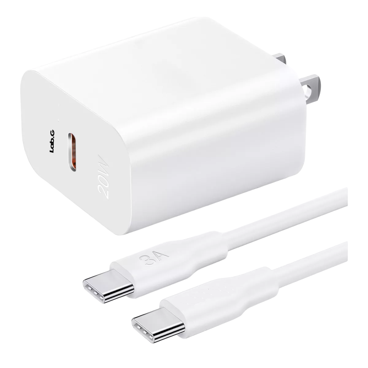 Cargador Tipo C Lab.g Carga Rápida Pd 20w Con Cable C A C