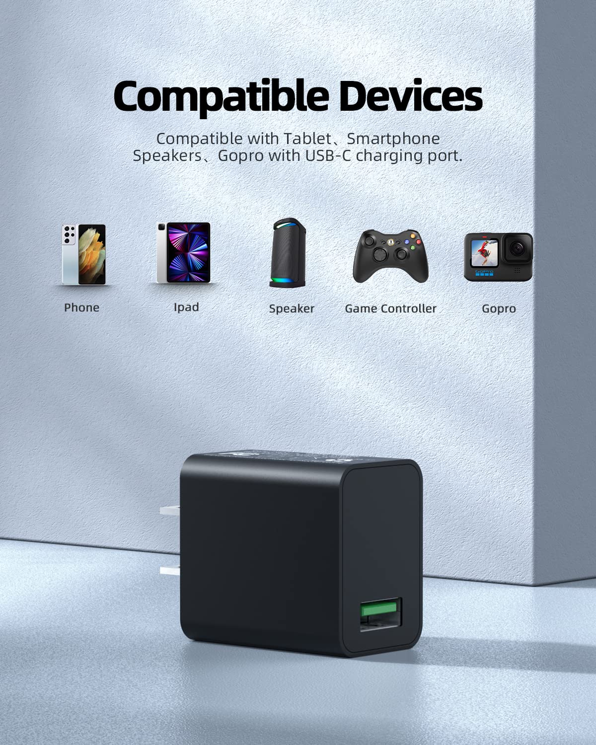 Foto 5 pulgar | Cargador Superer De Carga Rápida Usb C De 18 W Para Samsung Galaxy - Venta Internacional.