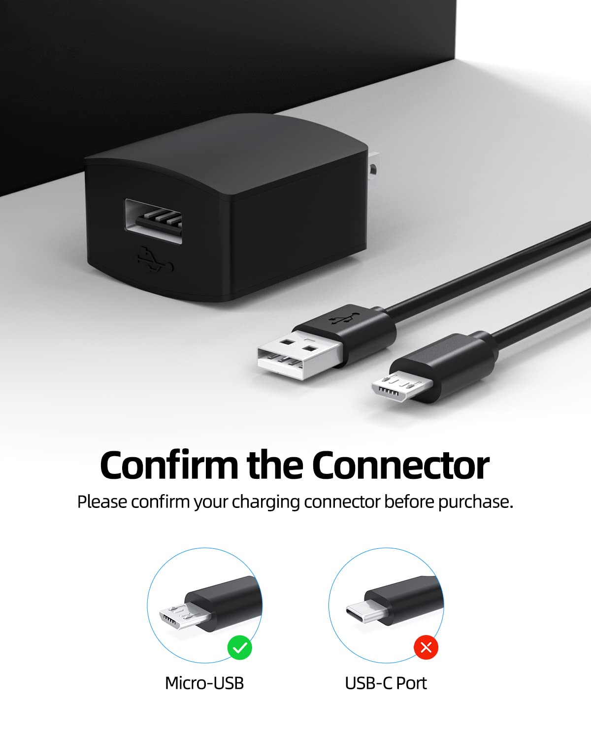 Foto 5 pulgar | Cargador De Pared Nicpower Micro-usb Para Samsung Galaxy Tab - Venta Internacional.