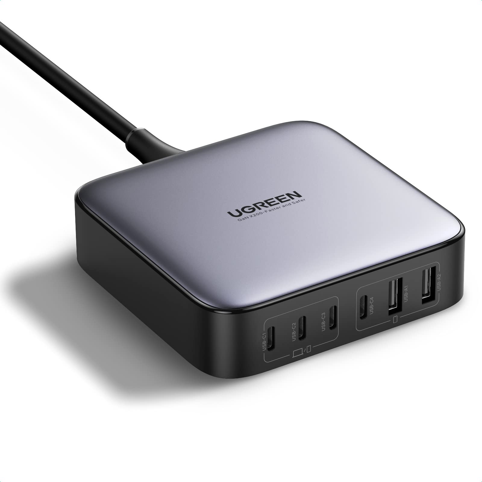 Foto 2 pulgar | Cargador Ugreen Usb C Nexode De 6 Puertos Gan De 200 W Para Macbook Pro/air - Venta Internacional.