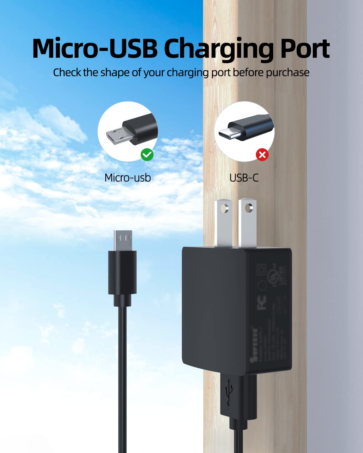 Foto 2 | Cargador de Pared Superer para Samsung Galaxy - Venta Internacional