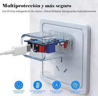 Foto 2 | Cargador Xtellar Usb-c Lightning Blanco