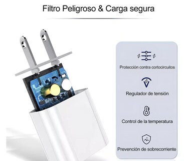 Foto 3 | Cargador Xtellar Usb-c Lightning Blanco