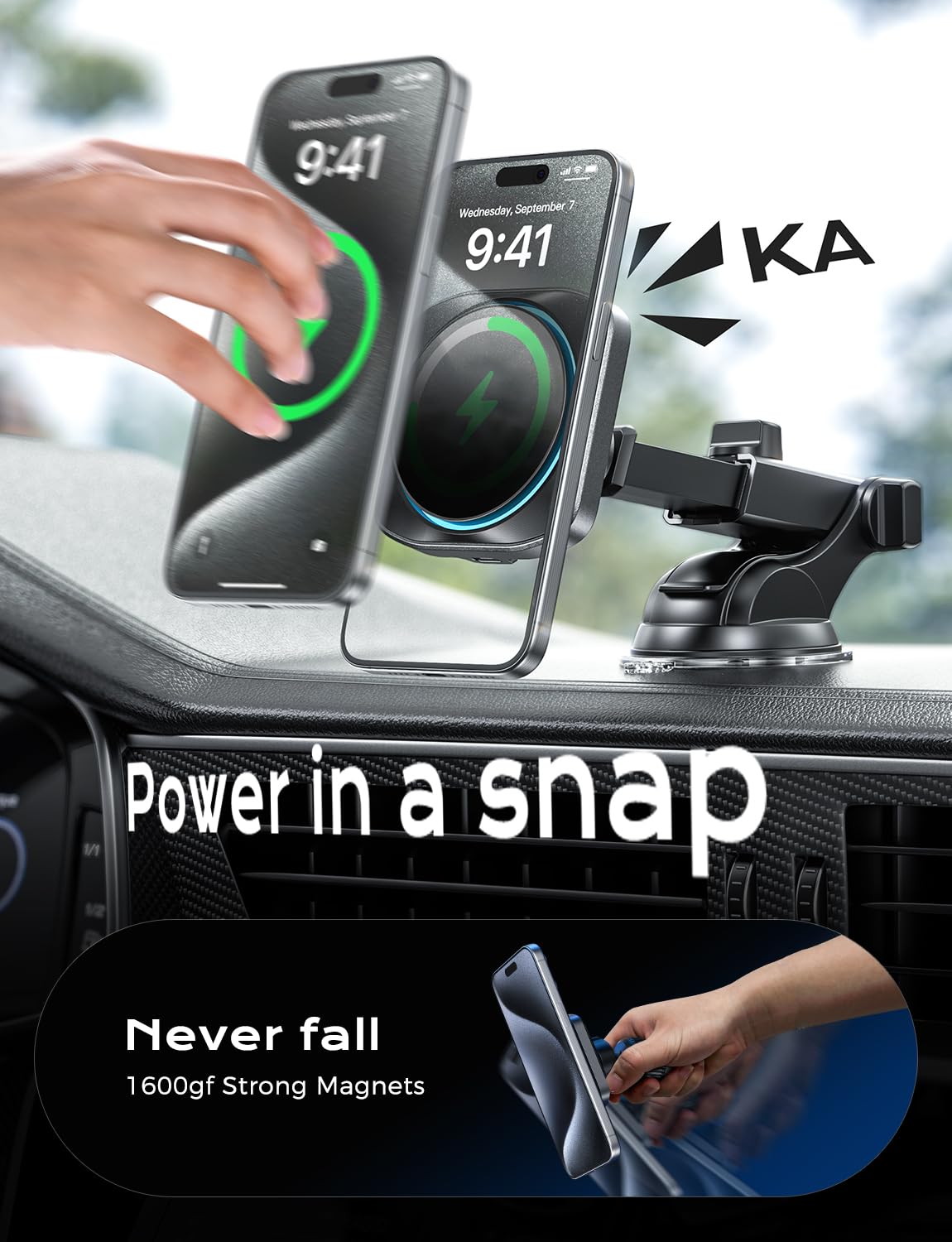 Foto 7 pulgar | Cargador De Coche Chgeek Magsafe De 15 W Para Iphone Con Refrigeración - Venta Internacional.