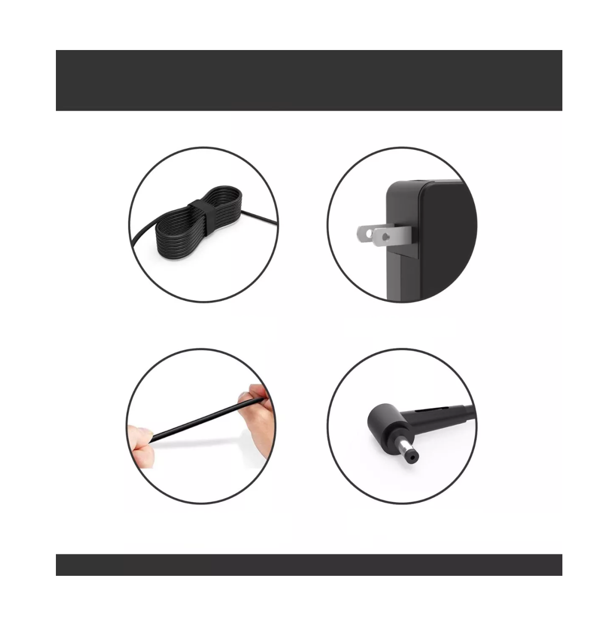 Foto 4 pulgar | Cargador Adecuado Para Todos Asus 19v 2.37a 45w 4.0x1.35, Belug  Gris