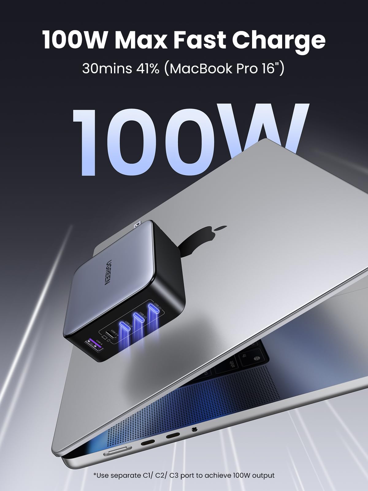 Foto 3 pulgar | Bloque De Carga Ugreen Nexode, 100 W, Usb C, 5 Puertos Gan, Macbook Pro/air - Venta Internacional.