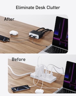 Foto 5 | Estación de Carga Anker 7-en-1 Usb C Power Strip de 100 W para iPhone - Venta Internacional