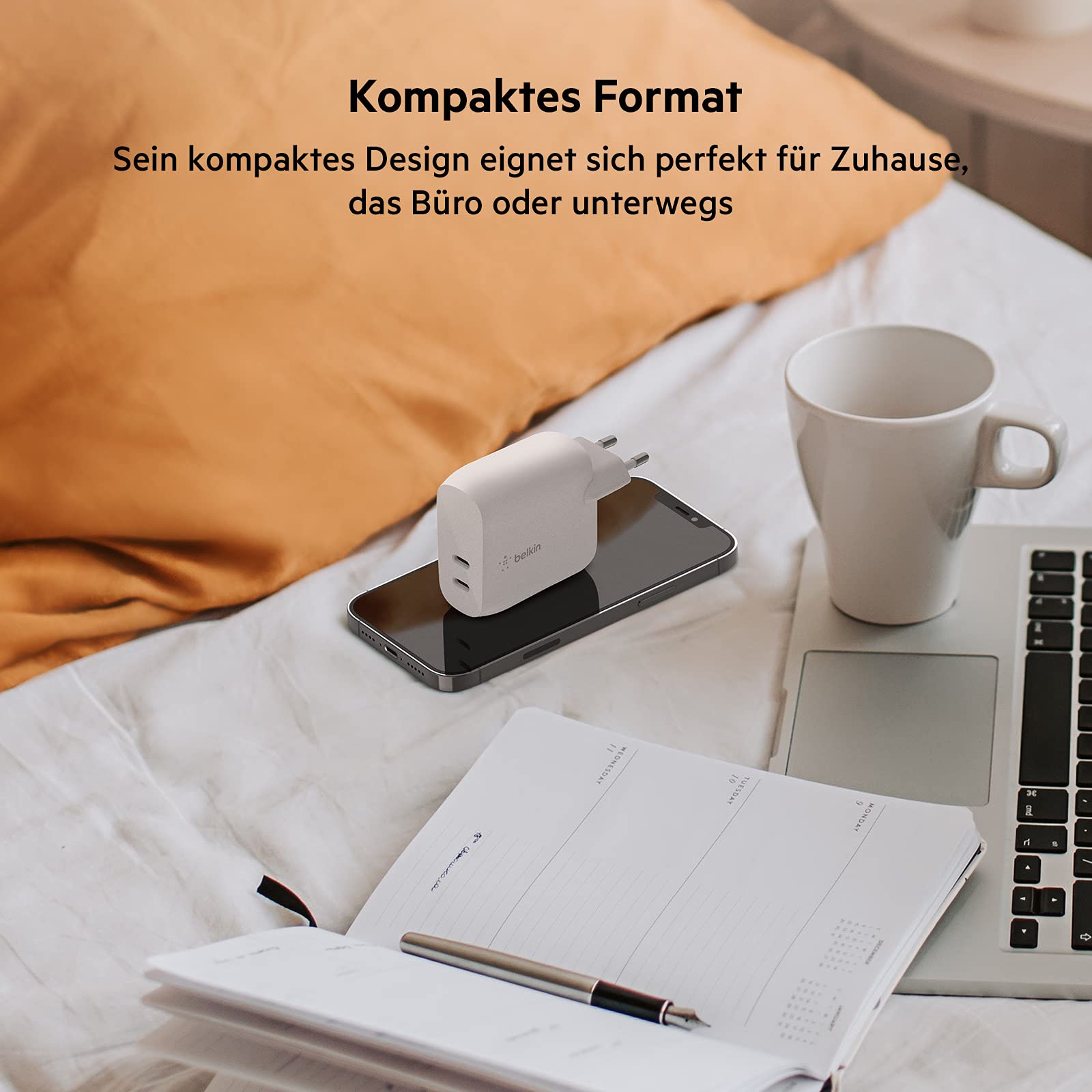 Foto 6 pulgar | Cargador Belkin Dual Usb-c Pd 40 W De 20 W - Venta Internacional.