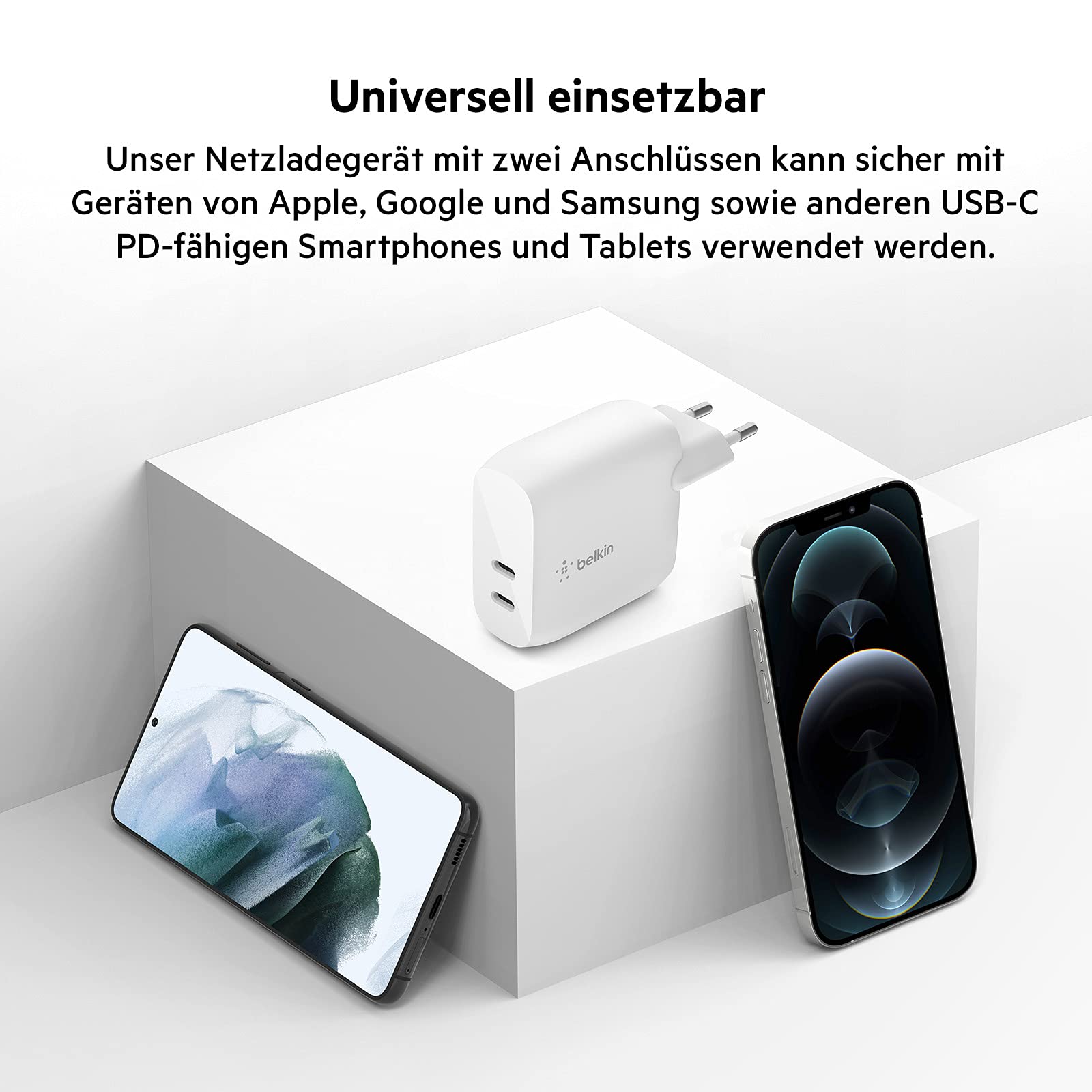 Foto 7 pulgar | Cargador Belkin Dual Usb-c Pd 40 W De 20 W - Venta Internacional.