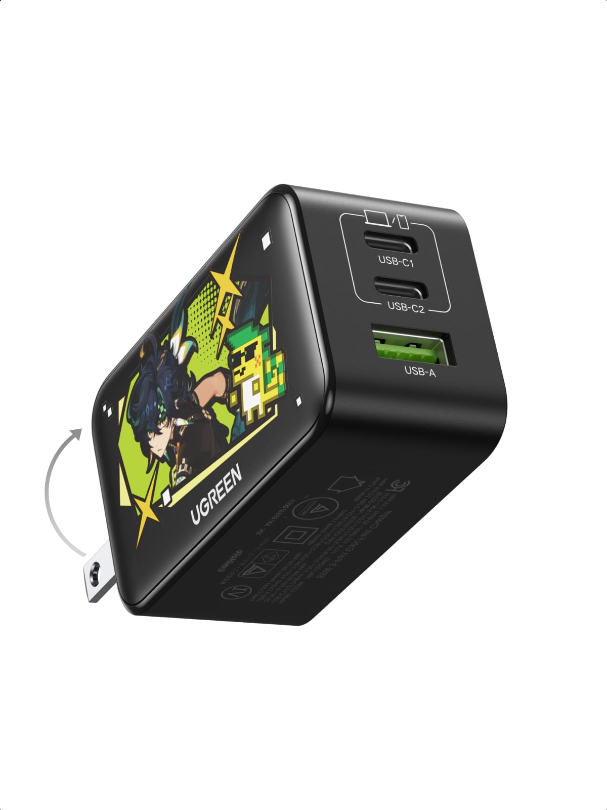 Foto 2 pulgar | Bloque De Carga Ugreen Usb C Nexode De 3 Puertos Gan Macbook Pro/air De 65 W - Venta Internacional.