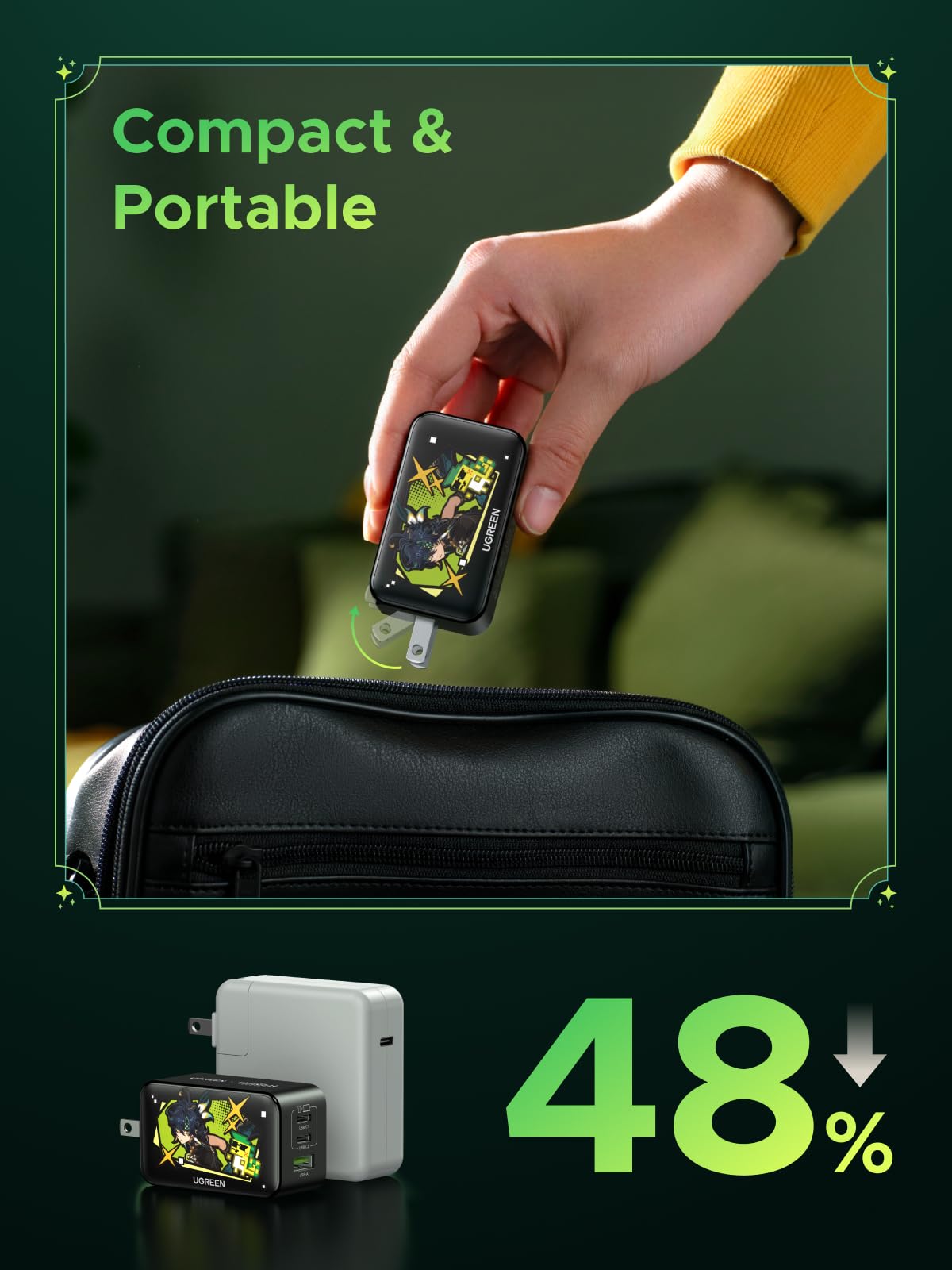 Foto 6 pulgar | Bloque De Carga Ugreen Usb C Nexode De 3 Puertos Gan Macbook Pro/air De 65 W - Venta Internacional.
