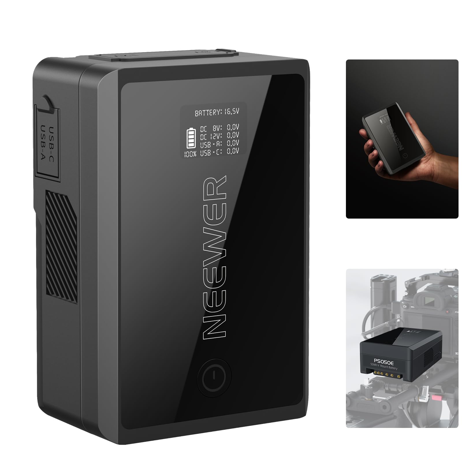 Foto 2 pulgar | Batería De Montaje En V Neewer Mini Ps050e 3450 Mah 50 Wh 14,54 V - Venta Internacional.
