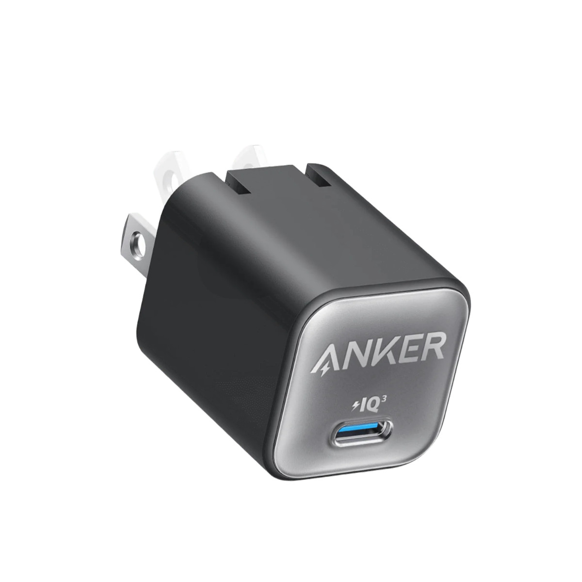 Foto 1 | Cargador De Pared Anker 30w Usb-c Inteligencia Iq3 Negro