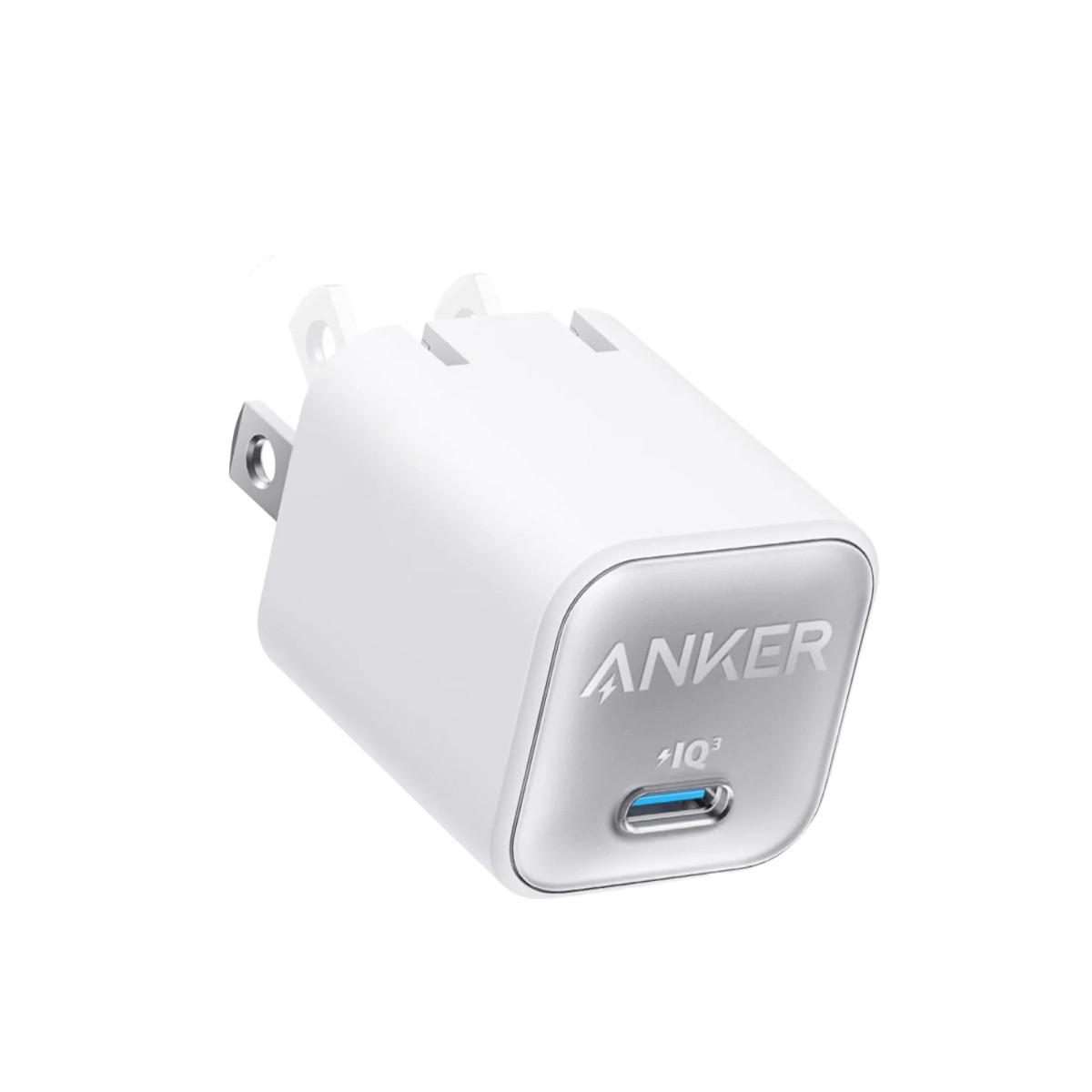 Foto 1 | Cargador De Pared Anker 30w Usb-c Inteligencia Iq3 Blanco