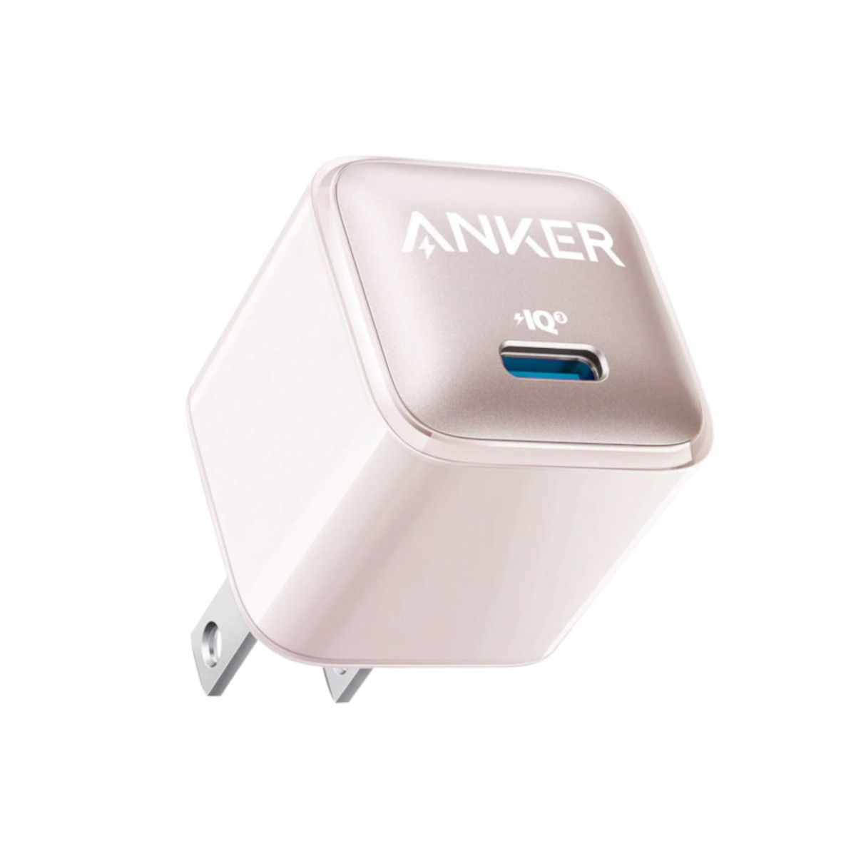Foto 1 | Cargador De Pared Anker 20w Usb-c Inteligencia Iq3 Rosa