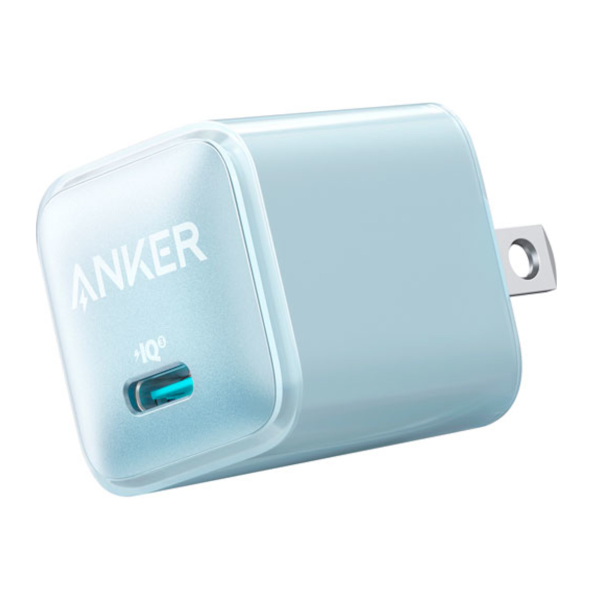 Foto 3 pulgar | Cargador De Pared Anker 20w Usb-c Inteligencia Iq3 Azul