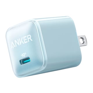Foto 2 | Cargador De Pared Anker 20w Usb-c Inteligencia Iq3 Azul