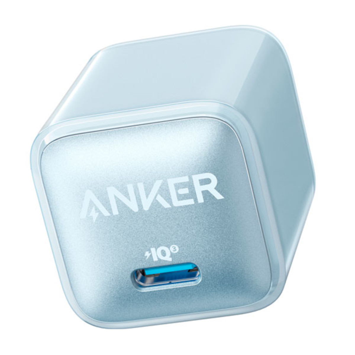 Foto 4 pulgar | Cargador De Pared Anker 20w Usb-c Inteligencia Iq3 Azul