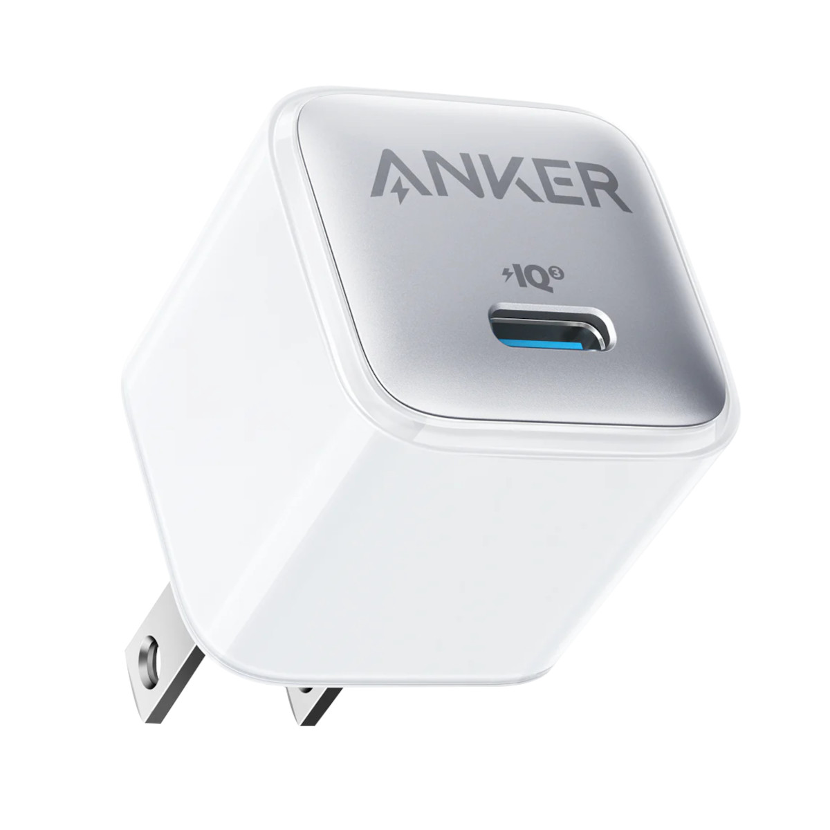 Foto 2 pulgar | Cargador De Pared Anker 20w Usb-c Inteligencia Iq3 Blanco