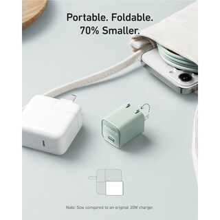 Foto 3 | Cargador De Pared Anker 30w Usb-c Inteligencia Iq3 Verde