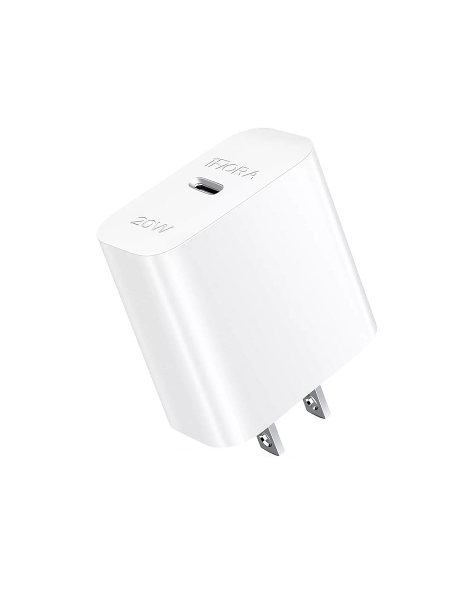 Foto 4 pulgar | Cargador De Pared 20w 1hora Tipo Usb+c Lightning