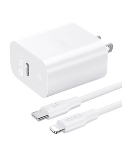 Foto 4 | Cargador De Pared 20w 1hora Tipo Usb+c Lightning