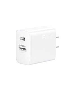 Foto 2 | Cargador De Doble Puerto 20w 1hora Tipo Usb+tipo C