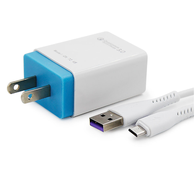 Foto 3 | Cargador Carga Rápida V8 O Micro Usb