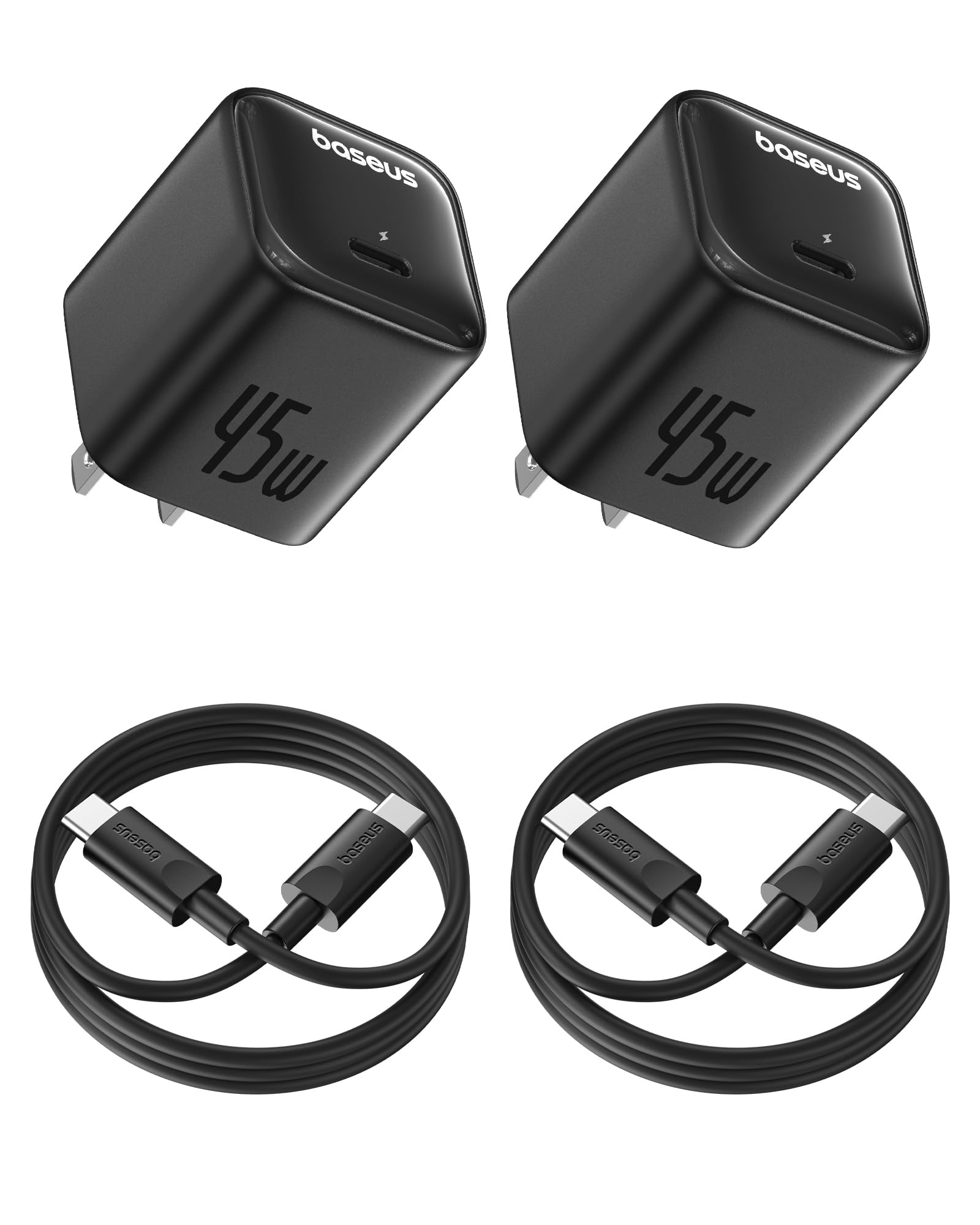 Foto 2 pulgar | Cargador Rápido Baseus Usb-c Pps De 45 W Para Iphone 16/15 - Venta Internacional.