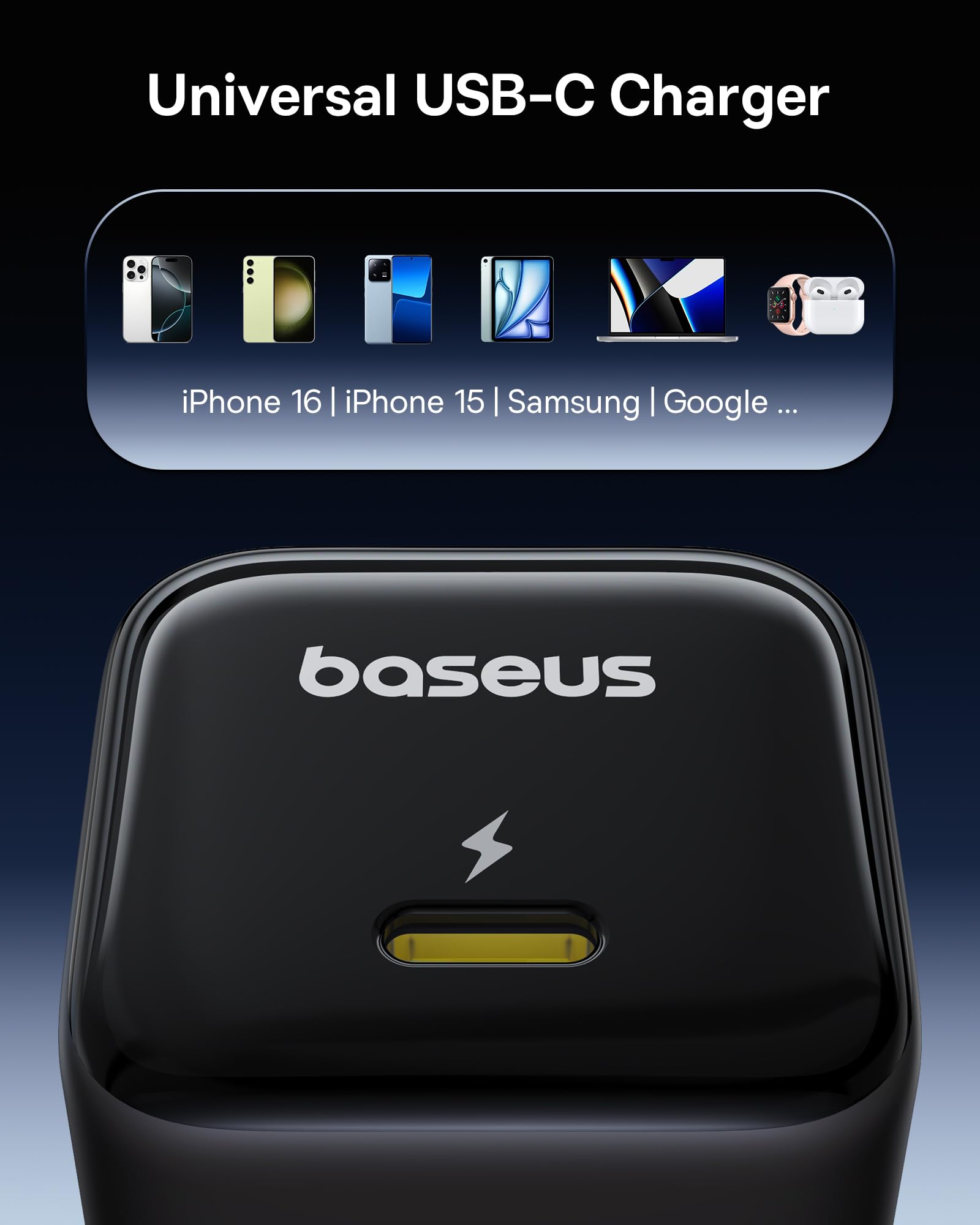 Foto 8 pulgar | Cargador Rápido Baseus Usb-c Pps De 45 W Para Iphone 16/15 - Venta Internacional.