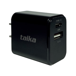 Foto 1 | Cargador Pared Usb Dual Usb-c Y Usb-a Quick Charge 3.1a Neg.
