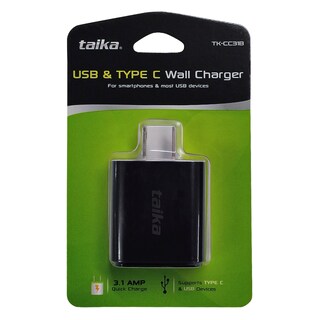 Foto 2 | Cargador Pared Usb Dual Usb-c Y Usb-a Quick Charge 3.1a Neg.