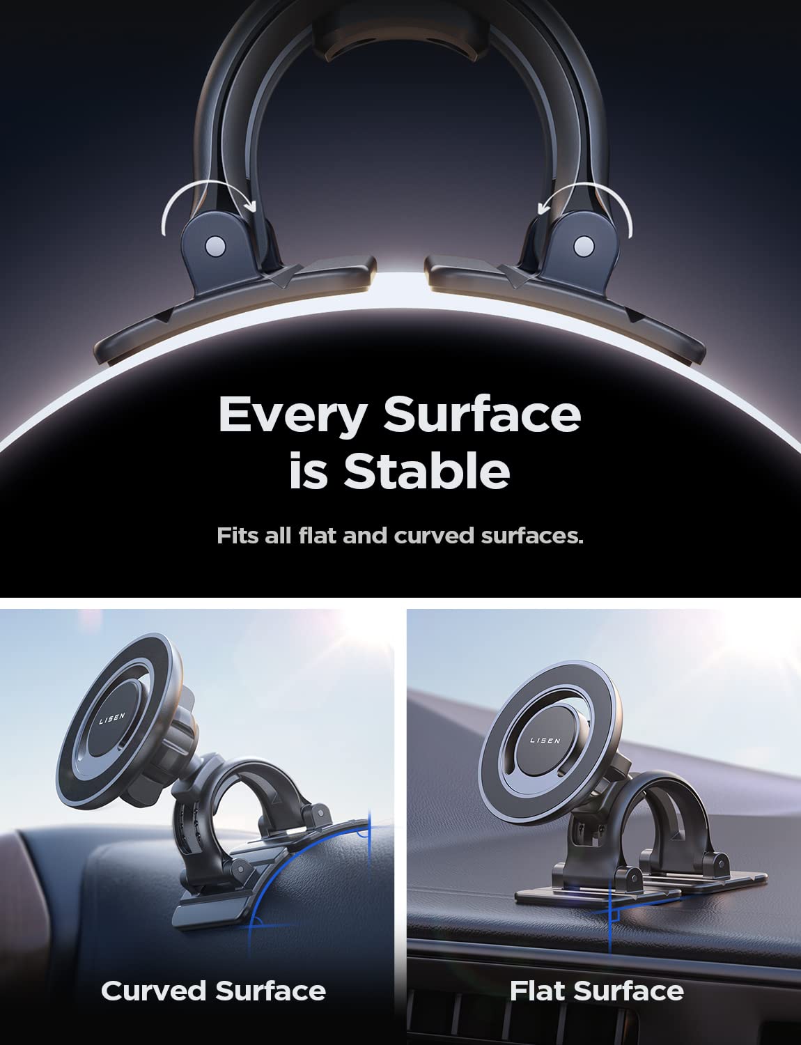 Foto 4 pulgar | Soporte De Coche Lisen Compatible Con Magsafe Para Iphone 14 - Venta Internacional.