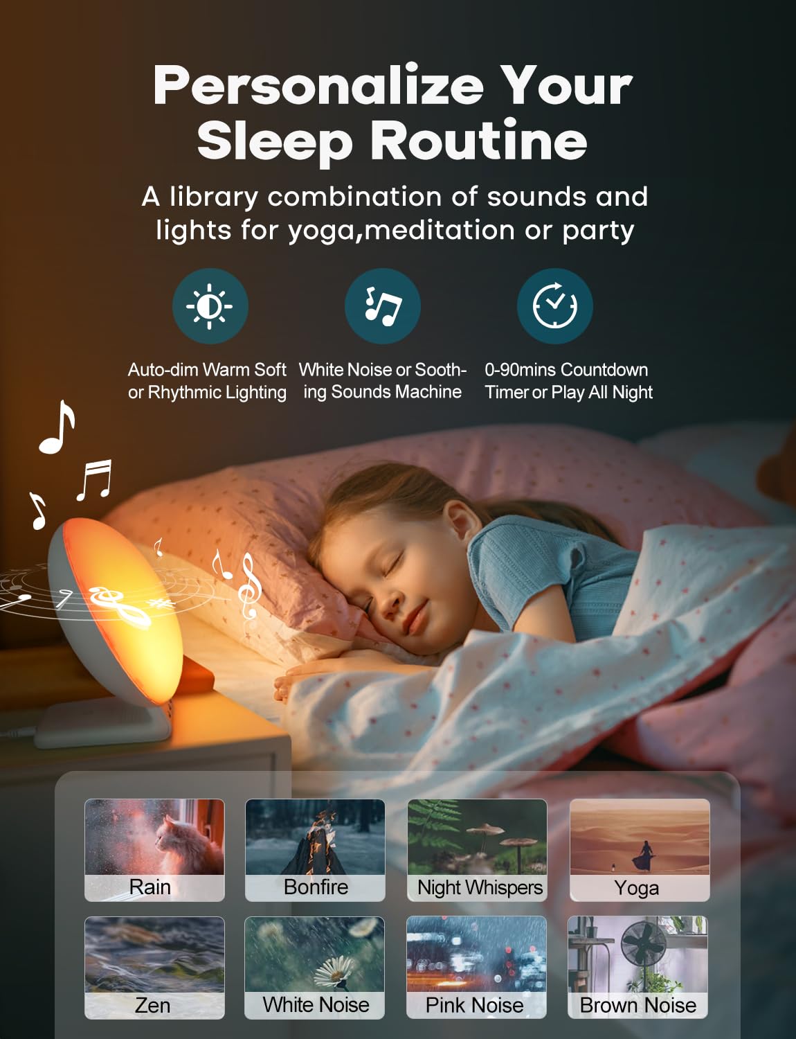 Foto 5 pulgar | Despertador Sunrise Dekala Con Carga Inalámbrica Para Iphone 14, 13, 12, Apple Watch Airpods, Samsung - Venta Inter