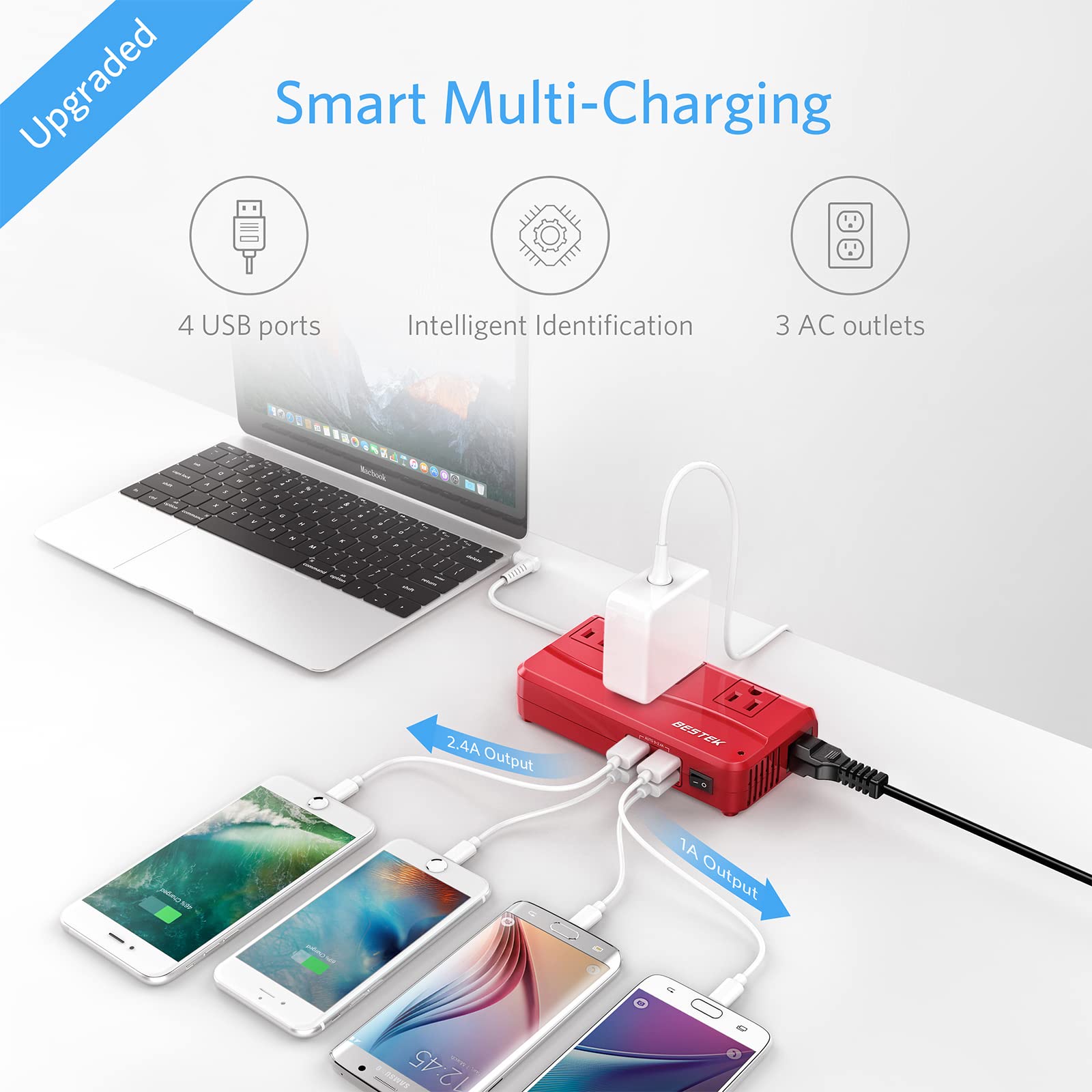 Foto 8 pulgar | Adaptador De Viaje Bestek Convertidor De Voltaje Universal De 220 V A 110 V - Venta Internacional.