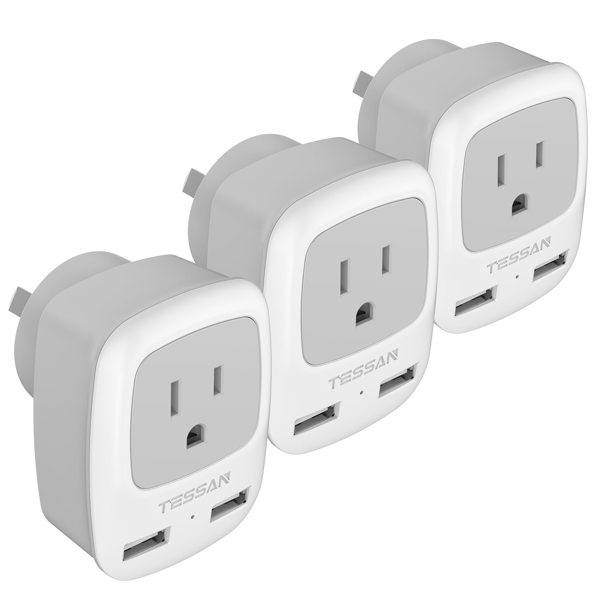 Foto 1 | Adaptador De Corriente De Viaje Tessan Australia Nueva Zelanda Tipo I - Venta Internacional.