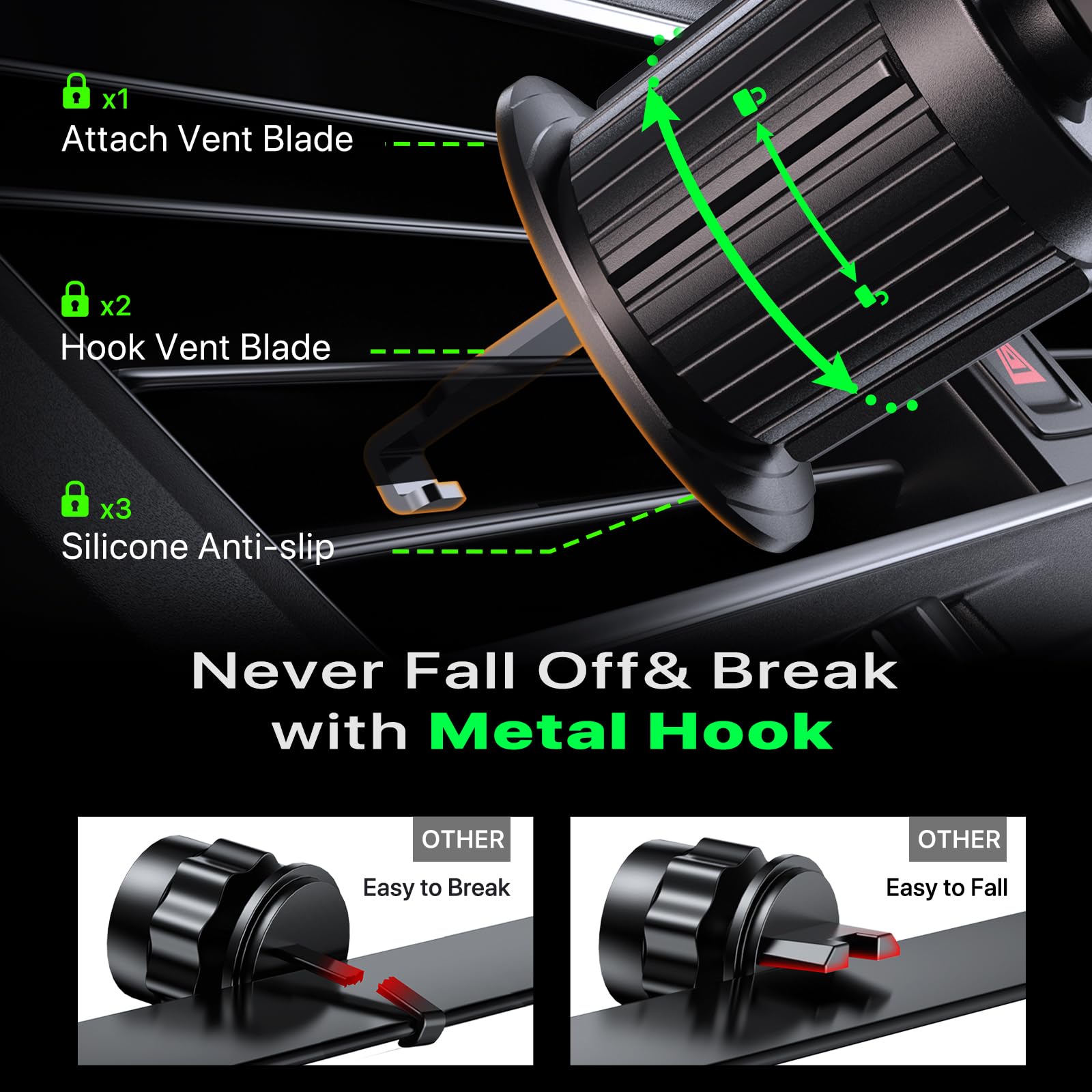 Foto 6 pulgar | Cargador De Coche Miracase Para Carga Rápida Magsafe De 15 W - Venta Internacional.