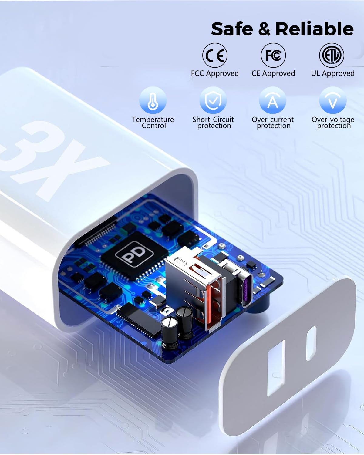Foto 4 pulgar | Bloque De Carga Articona Usb C De Doble Puerto De 20 W Para Iphone 16/15 - Venta Internacional.