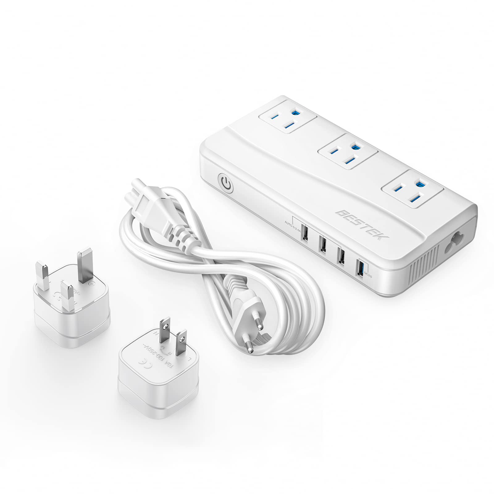 Foto 2 pulgar | Convertidor De Corriente Bestek Adaptador De Viaje Internacional De 220 V A 110 V - Venta Internacional.