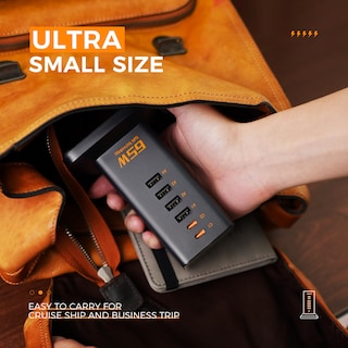 Foto 4 | Estación De Carga De Escritorio Tessan, Cargador Rápido Usb De 65 W Y 6 Puertos - Venta Internacional.