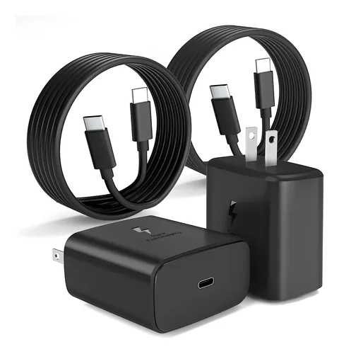 Foto 1 | Cargador Tipo C De 45w Para Samsung S23 S24 Ultra 2 Piezas