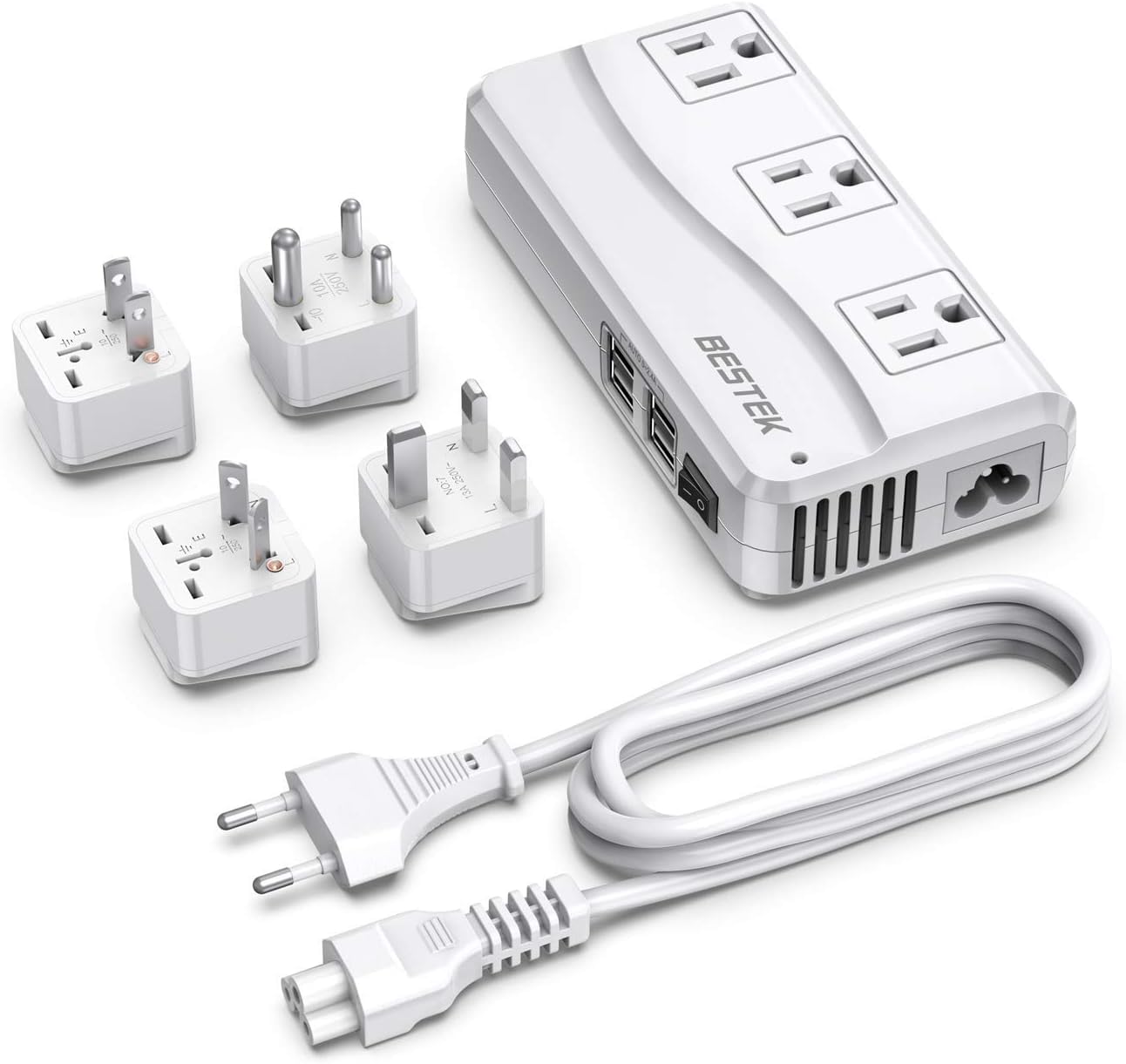 Adaptador De Viaje Bestek Universal 100-220 V A 110 V 250 W Con Usb - Venta Internacional. $975
